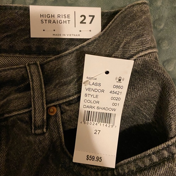 PacSun two-toned high rise straight jeans - Picture 4 of 5